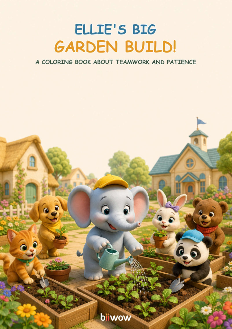 Cover of Ellie's Big Garden Build