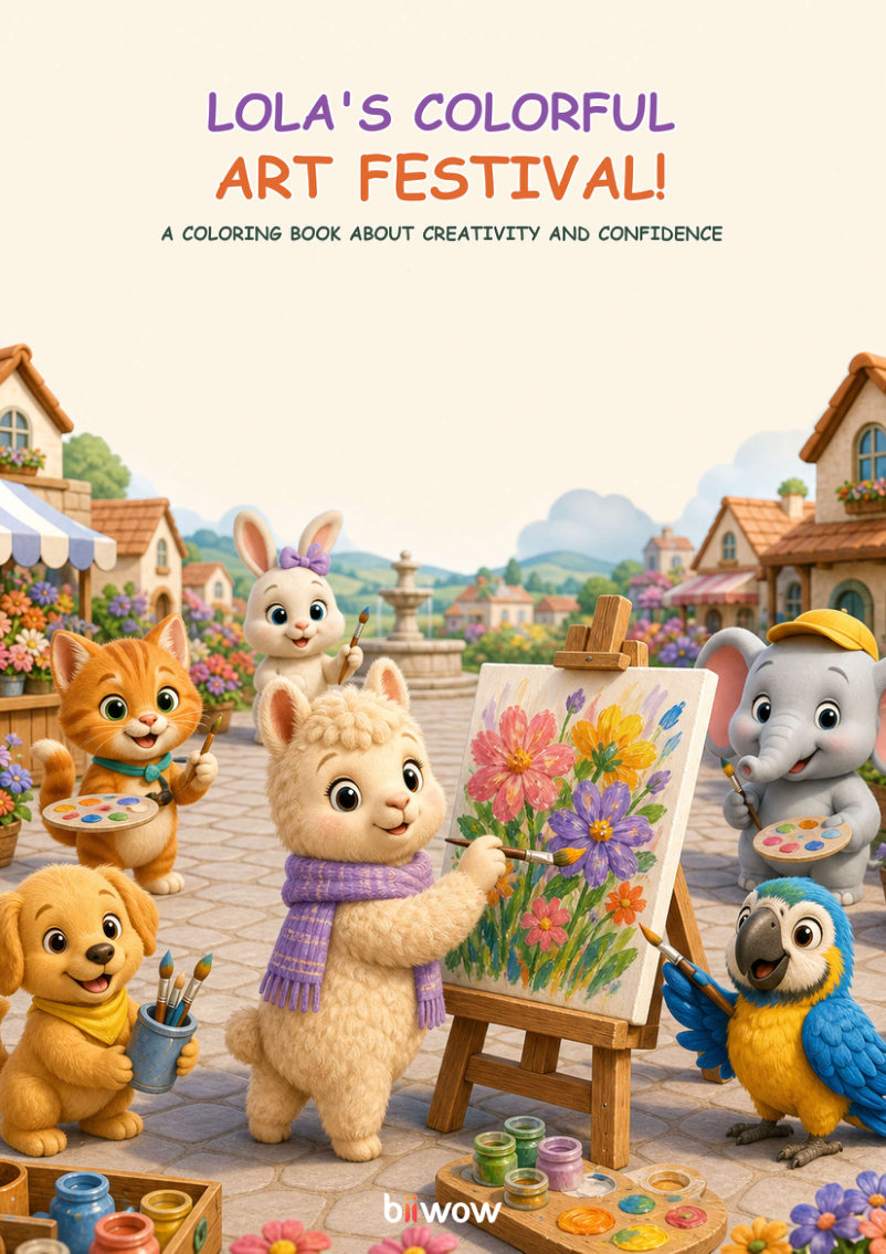 Cover of Lola's Colorful Art Festival