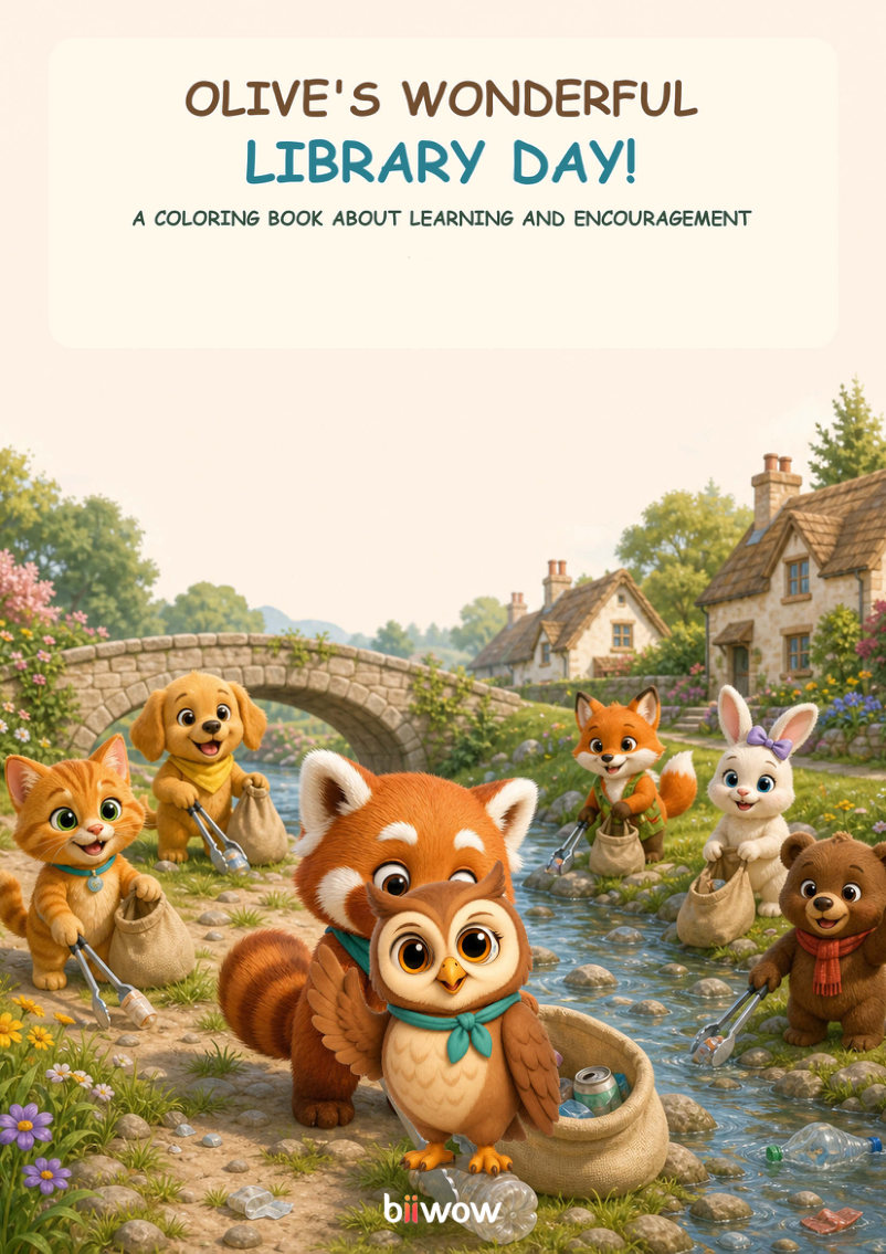 Cover of Olive's Wonderful Library Day